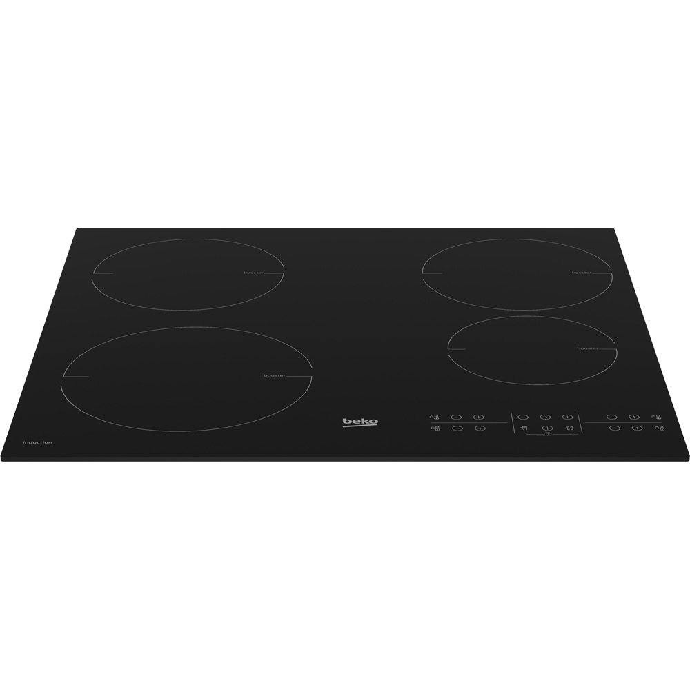 Plita incorporabila BEKO HII64200RT, Inductie, 4 arzatoare, Touch Control, negru