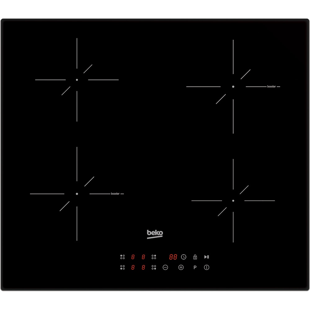 Plita incorporabila BEKO HII6442TBO, Inductie, 4 arzatoare, Touch Control, negru