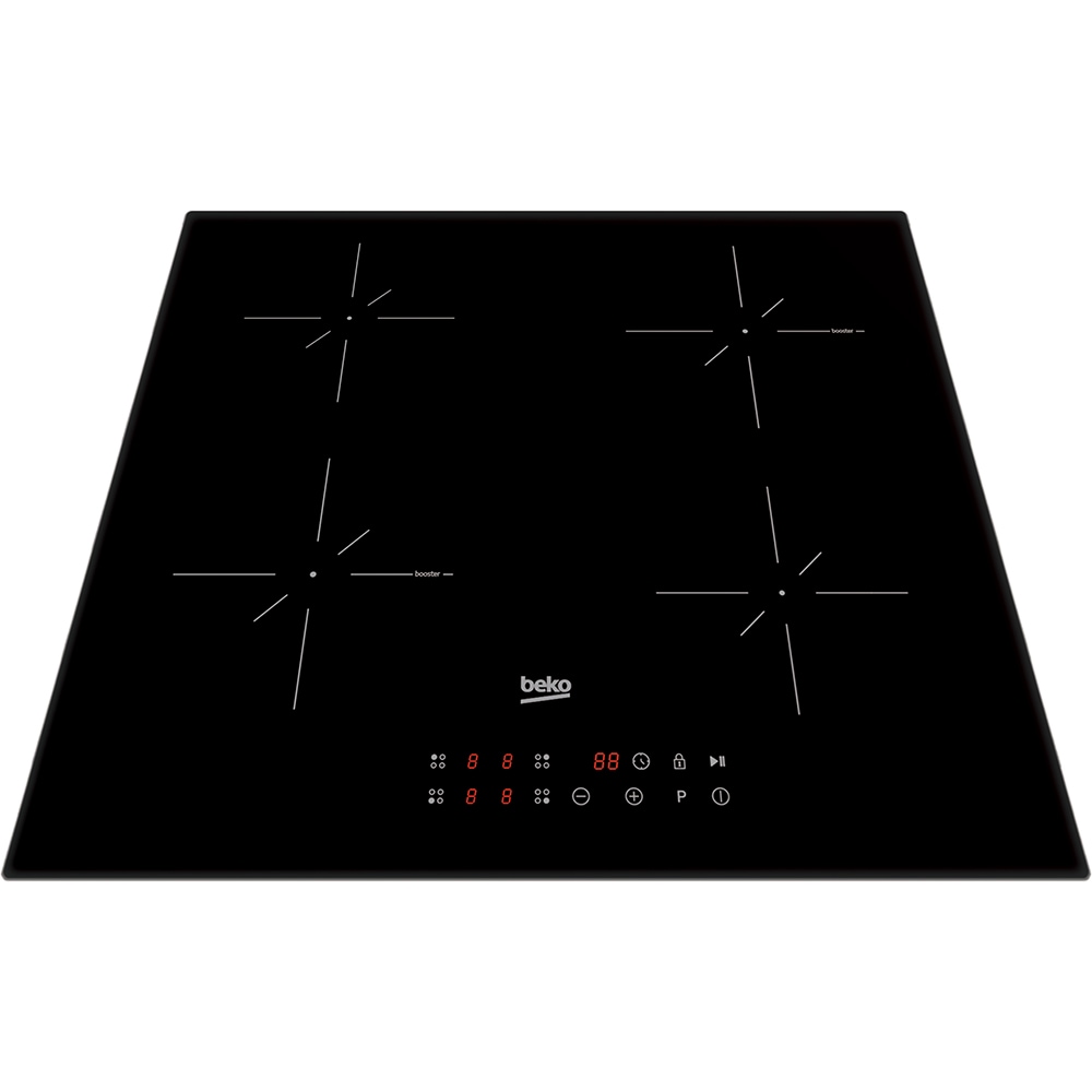 Plita incorporabila BEKO HII6442TBO, Inductie, 4 arzatoare, Touch Control, negru