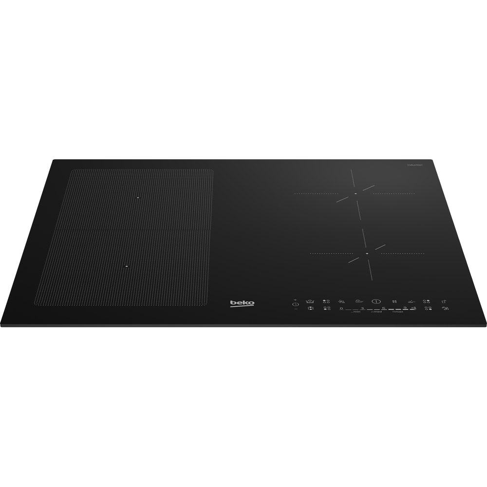 Plita incorporabila BEKO HII 64693 AFTI, Inductie, 4 arzatoare, Touch Control, Wi-Fi, negru