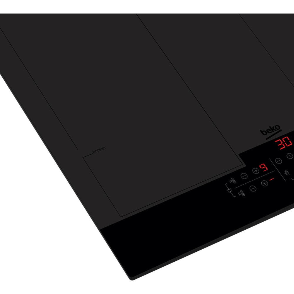 Plita incorporabila BEKO HIIM64200MT, Inductie, 4 arzatoare, Touch Control, negru