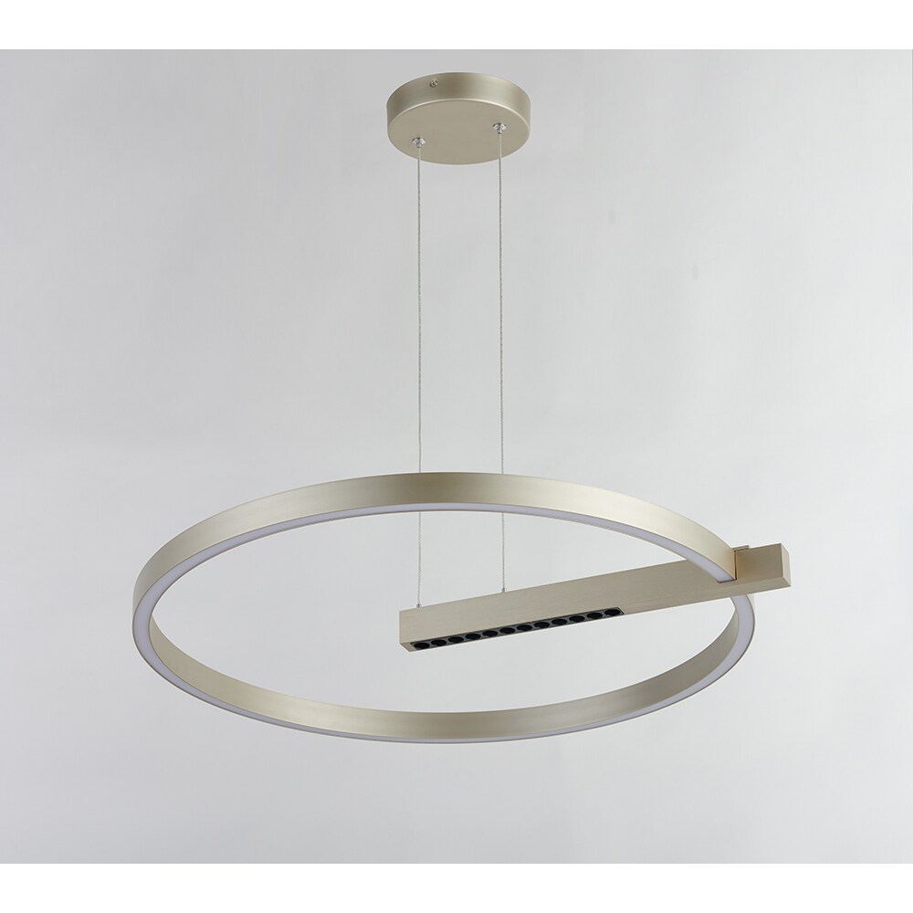 Lustra LED KLAUSEN Himera, 48W, 4000K, IP20, argintiu