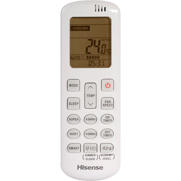 Aer conditionat HISENSE Comfort, 12000 BTU, A++/A+, Functie Incalzire, Wi-Fi, Inverter, kit instalare inclus, argintiu