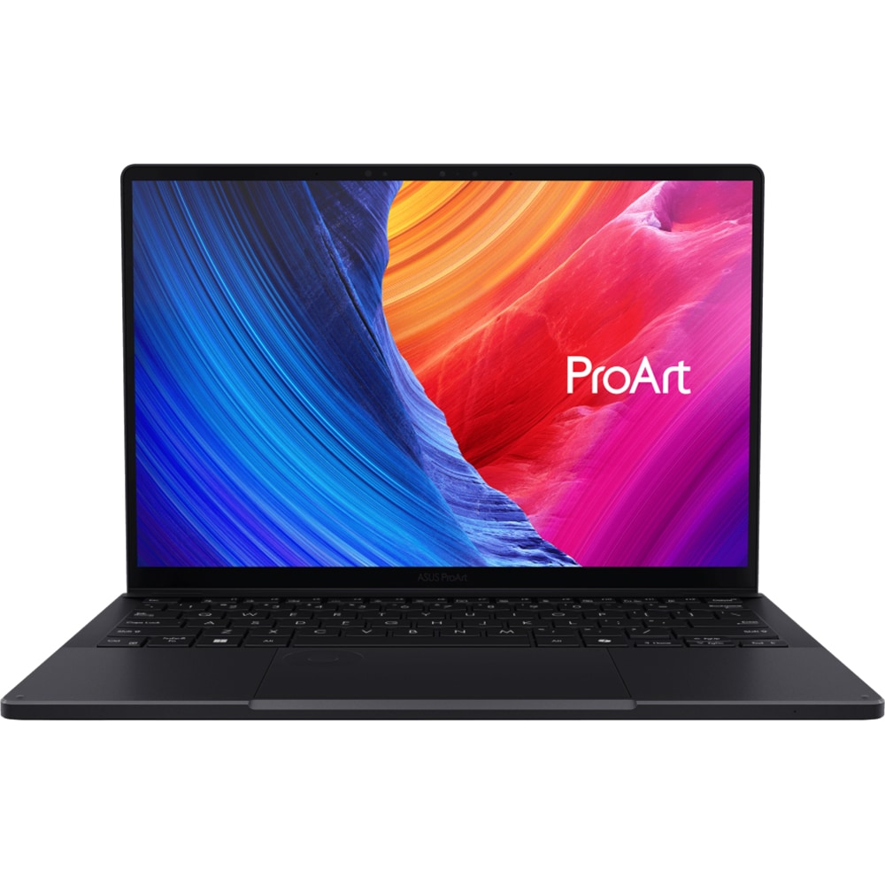 Laptop ASUS ProArt PX13 HN7306EA-LX010X, AMD Ryzen AI MAX+ 395 pana la 5.1GHz, 13.3" 3K Touch, 64GB, SSD 1TB, Windows 11 Pro, Nano Black