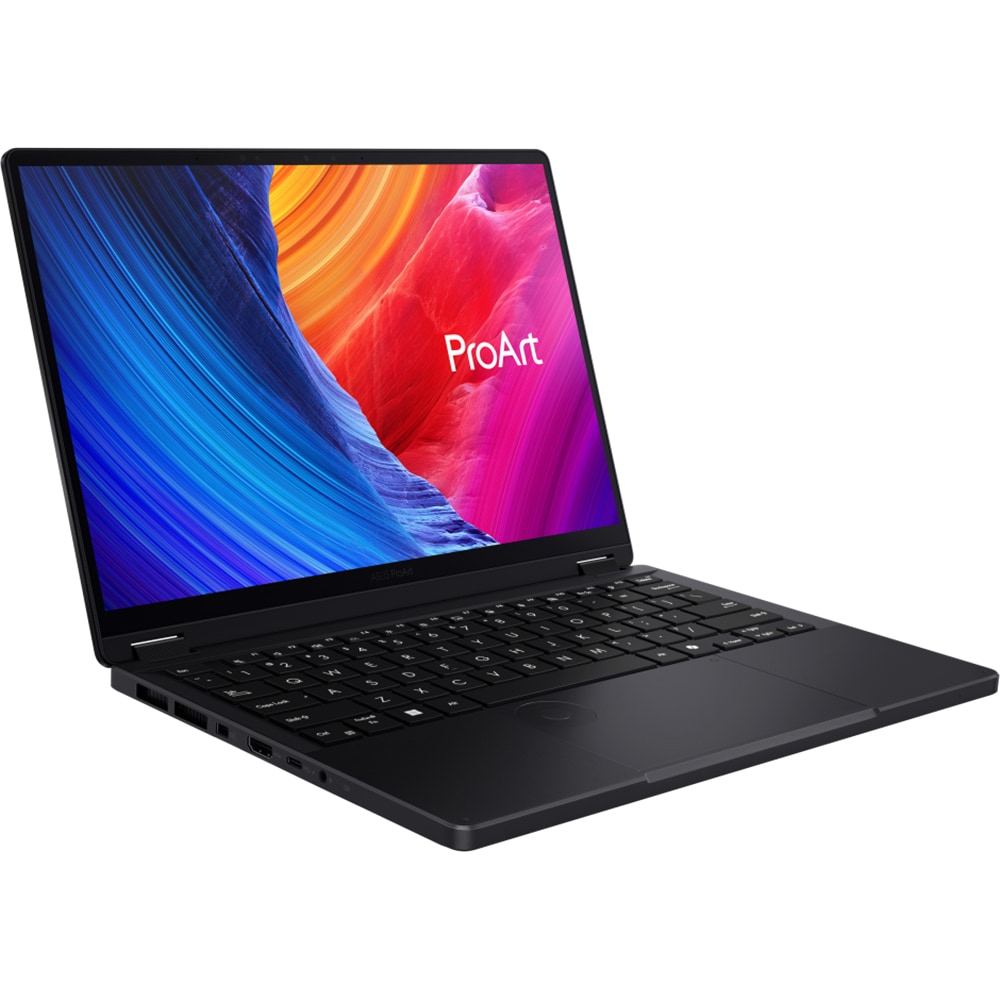 Laptop ASUS ProArt PX13 HN7306EA-LX010X, AMD Ryzen AI MAX+ 395 pana la 5.1GHz, 13.3" 3K Touch, 64GB, SSD 1TB, Windows 11 Pro, Nano Black