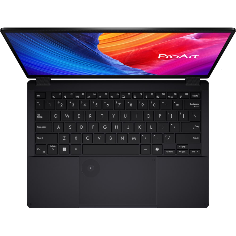 Laptop ASUS ProArt PX13 HN7306EA-LX010X, AMD Ryzen AI MAX+ 395 pana la 5.1GHz, 13.3" 3K Touch, 64GB, SSD 1TB, Windows 11 Pro, Nano Black