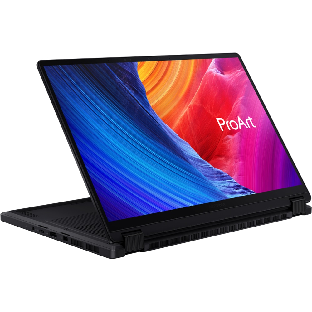 Laptop ASUS ProArt PX13 HN7306EA-LX010X, AMD Ryzen AI MAX+ 395 pana la 5.1GHz, 13.3" 3K Touch, 64GB, SSD 1TB, Windows 11 Pro, Nano Black