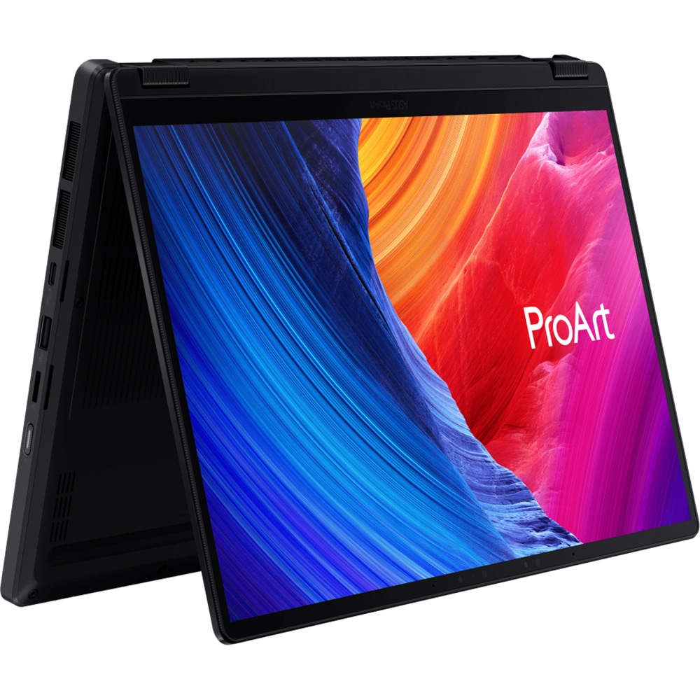 Laptop ASUS ProArt PX13 HN7306EA-LX010X, AMD Ryzen AI MAX+ 395 pana la 5.1GHz, 13.3" 3K Touch, 64GB, SSD 1TB, Windows 11 Pro, Nano Black