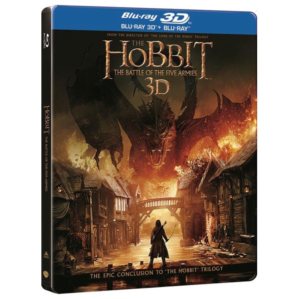 Hobbitul 3: Batalia celor cinci ostiri Blu-ray 3D Steelbook