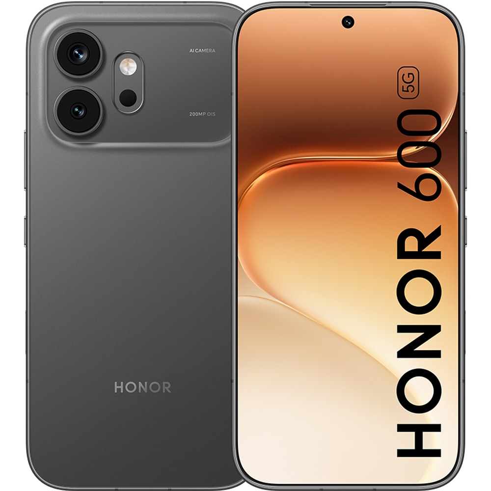 Telefon HONOR 600, 512GB, 8GB RAM, Dual SIM, Black