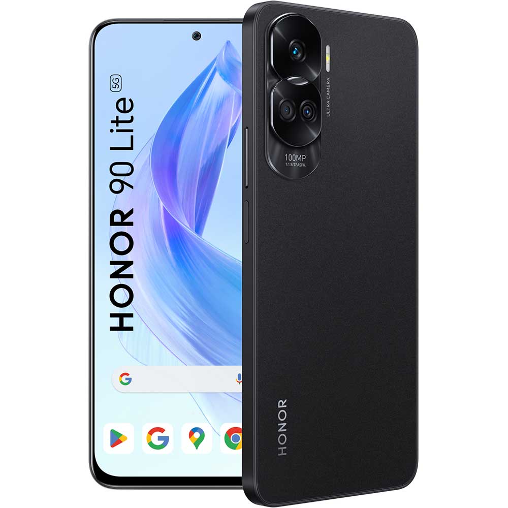 Telefon HONOR 90 Lite 5G, 256GB, 8GB RAM, Dual SIM, Midnight Black
