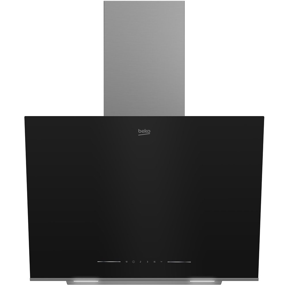 Hota decorativa BEKO BHCA66641BBHS, 1 motor, 720 m3/h, L 60 cm, negru