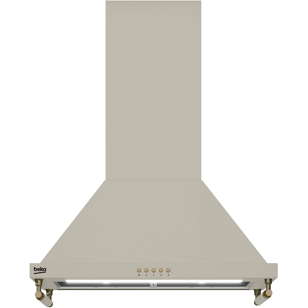 Hota decorativa BEKO BHCP65422BCH, 1 motor, 415 m3/h, L 60 cm, crem