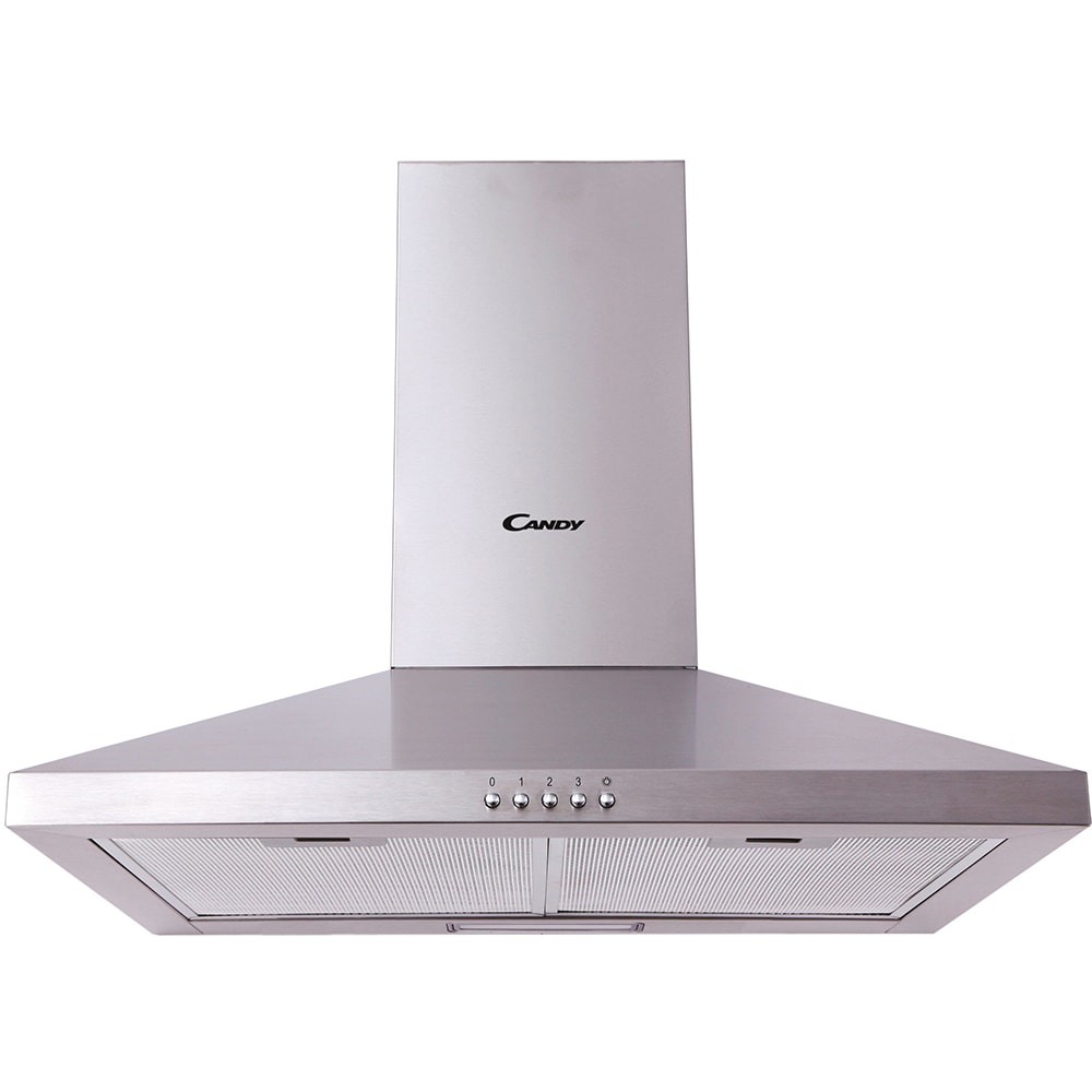 Hota decorativa CANDY CCE116/1XGG, 1 motor, 285 m3/h, L 60 cm, inox