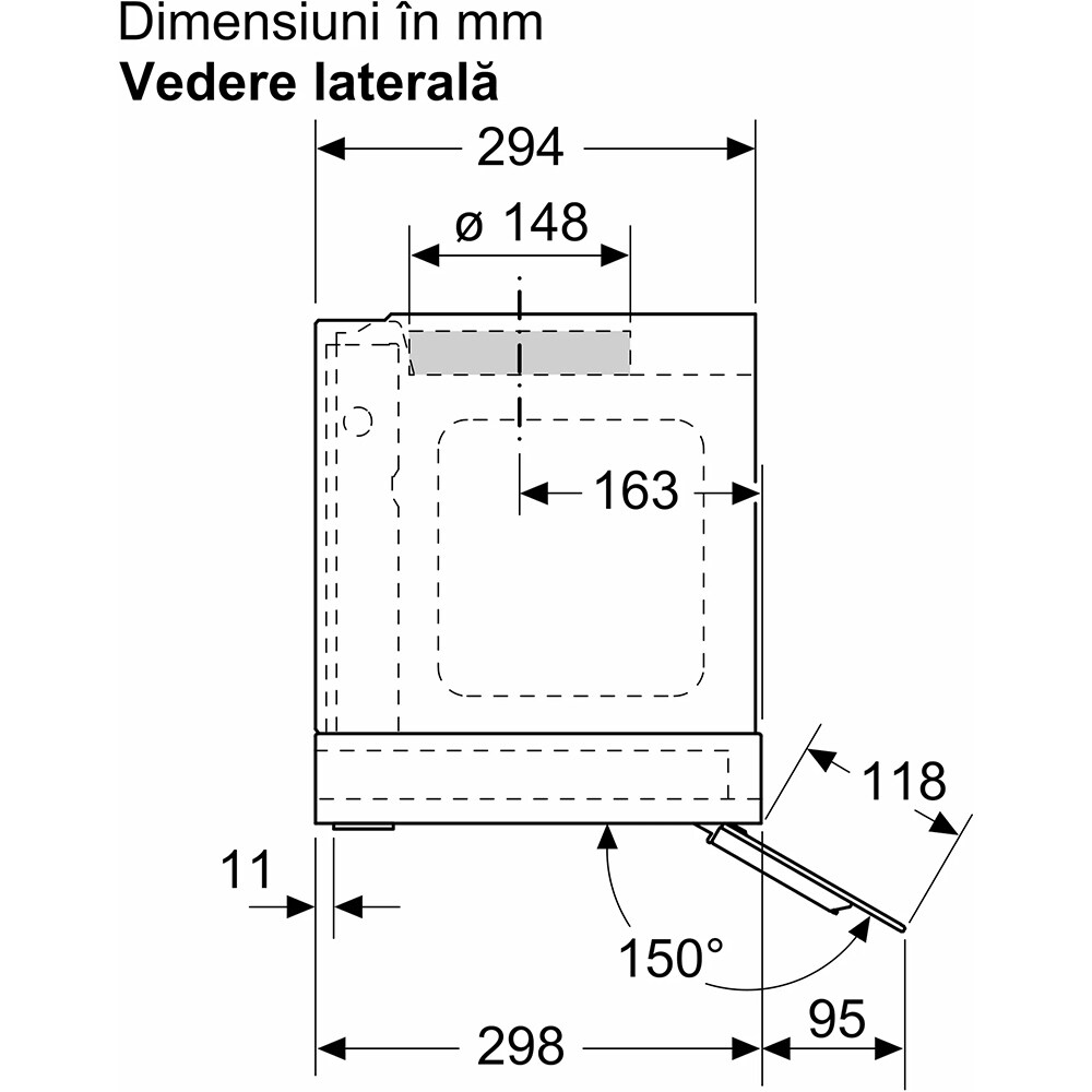 Hota incorporabila NEFF D65XAM2S0, 1 motor, 460 m3/h, L 60 cm, negru