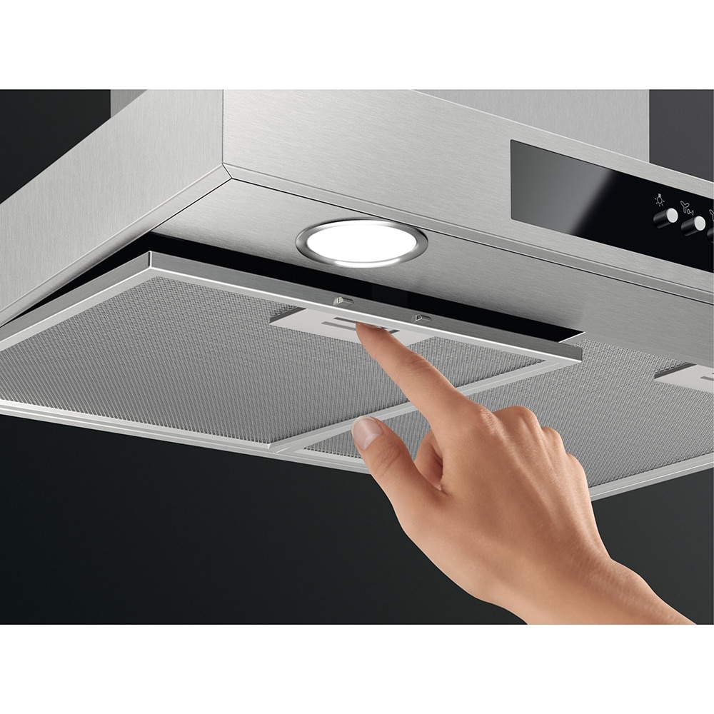 Hota decorativa AEG DBB4651M, 1 motor, 600 m3/h, L 60 cm, inox