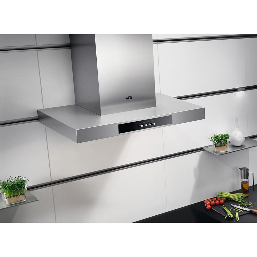 Hota decorativa AEG DBB4651M, 1 motor, 600 m3/h, L 60 cm, inox