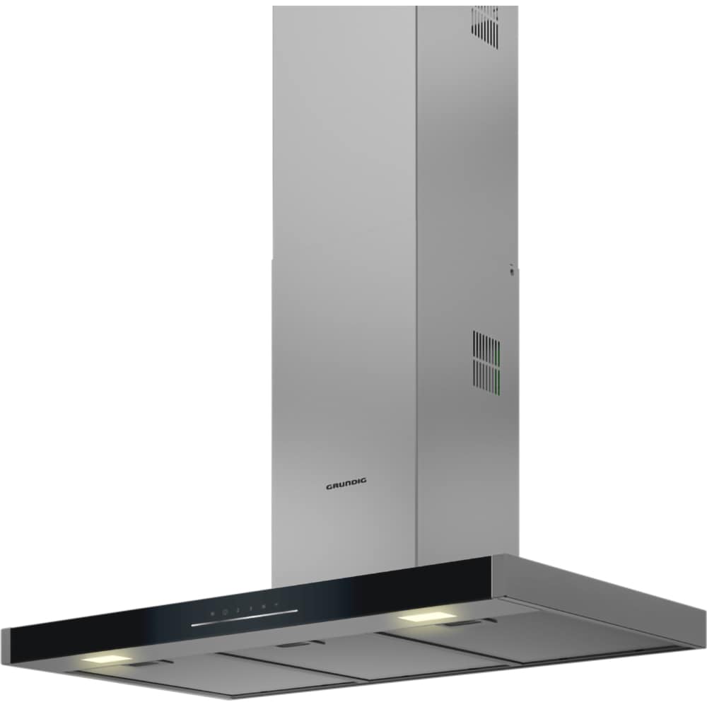 Hota decorativa GRUNDIG GDKP5464BBSC, 1 motor, 700 m3/h, L 90 cm, negru-inox