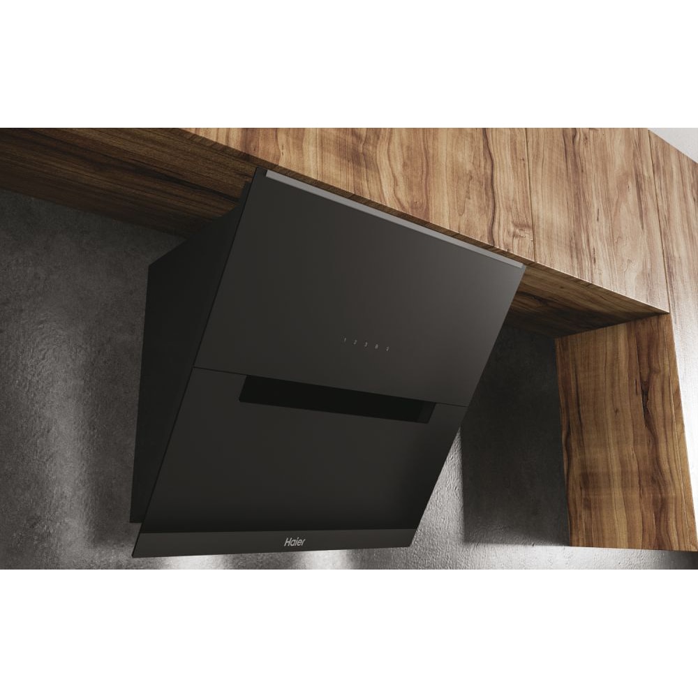 Hota decorativa HAIER HADG6DCS56B, 1 motor, 789 m3/h, L 60 cm, negru