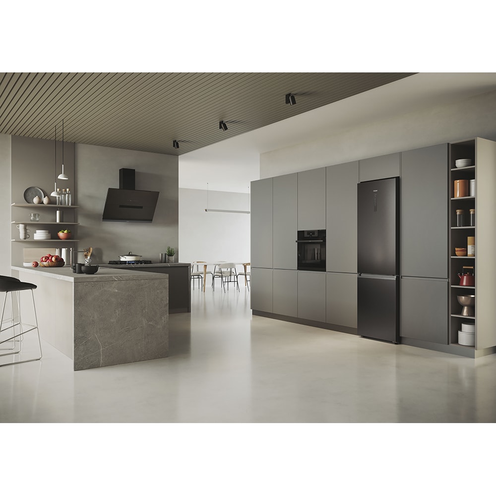 Hota decorativa HAIER HADG9CS46BWIFI, 1 motor, 589 m3/h, L 90 cm, negru