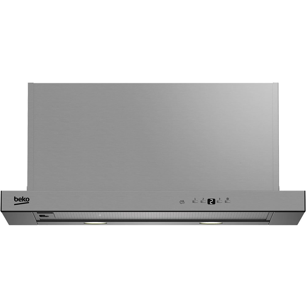Hota incorporabila telescopica BEKO HNT61630X, 1 motor, 455 m3/h, L 60 cm, inox