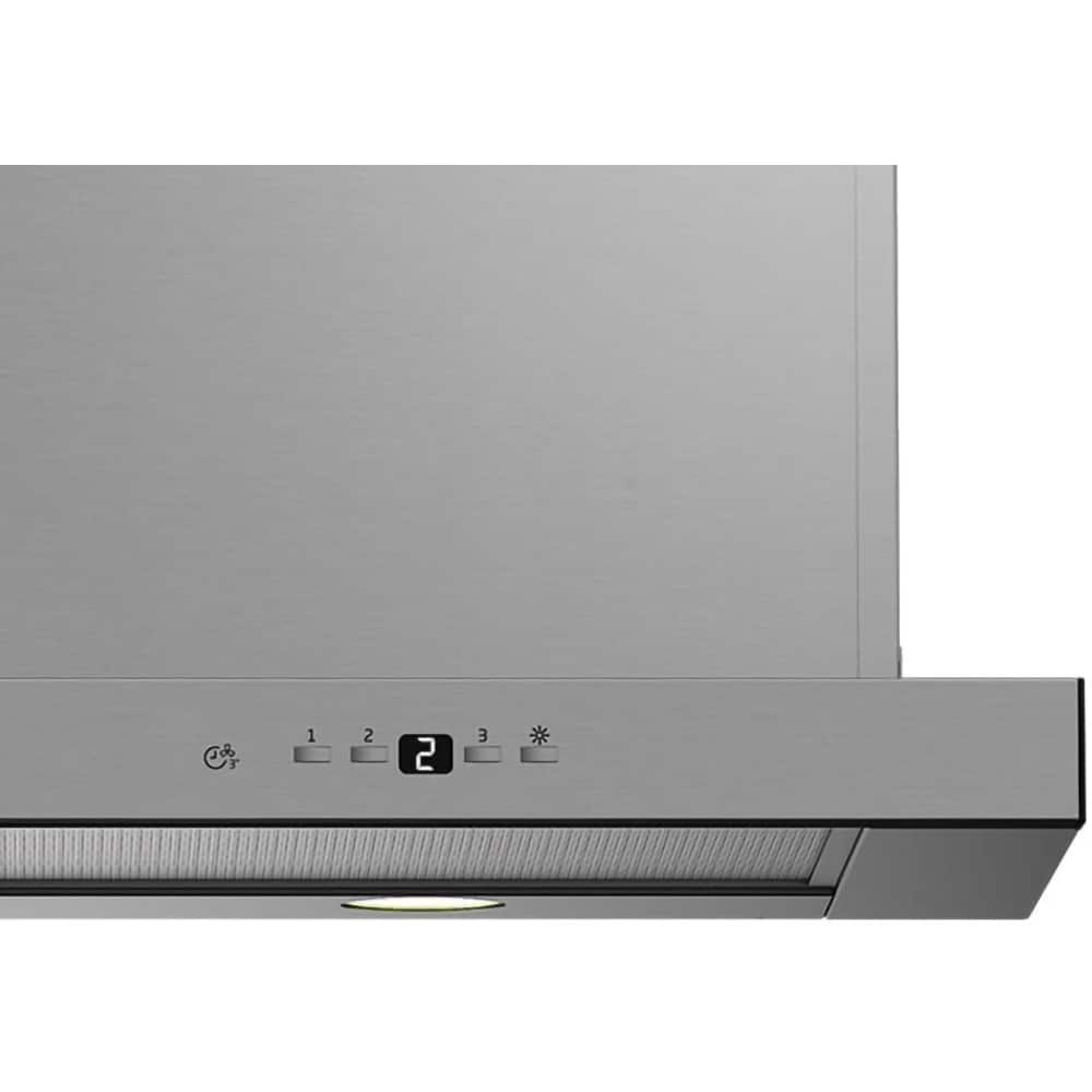 Hota incorporabila telescopica BEKO HNT61630X, 1 motor, 455 m3/h, L 60 cm, inox