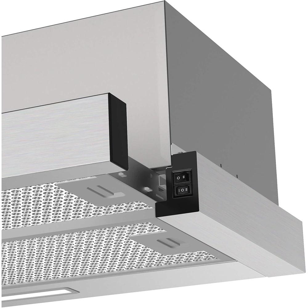 Hota incorporabila telescopica BEKO HNT63322XH, 1 motor, 320 m3/h, L 60 cm, inox