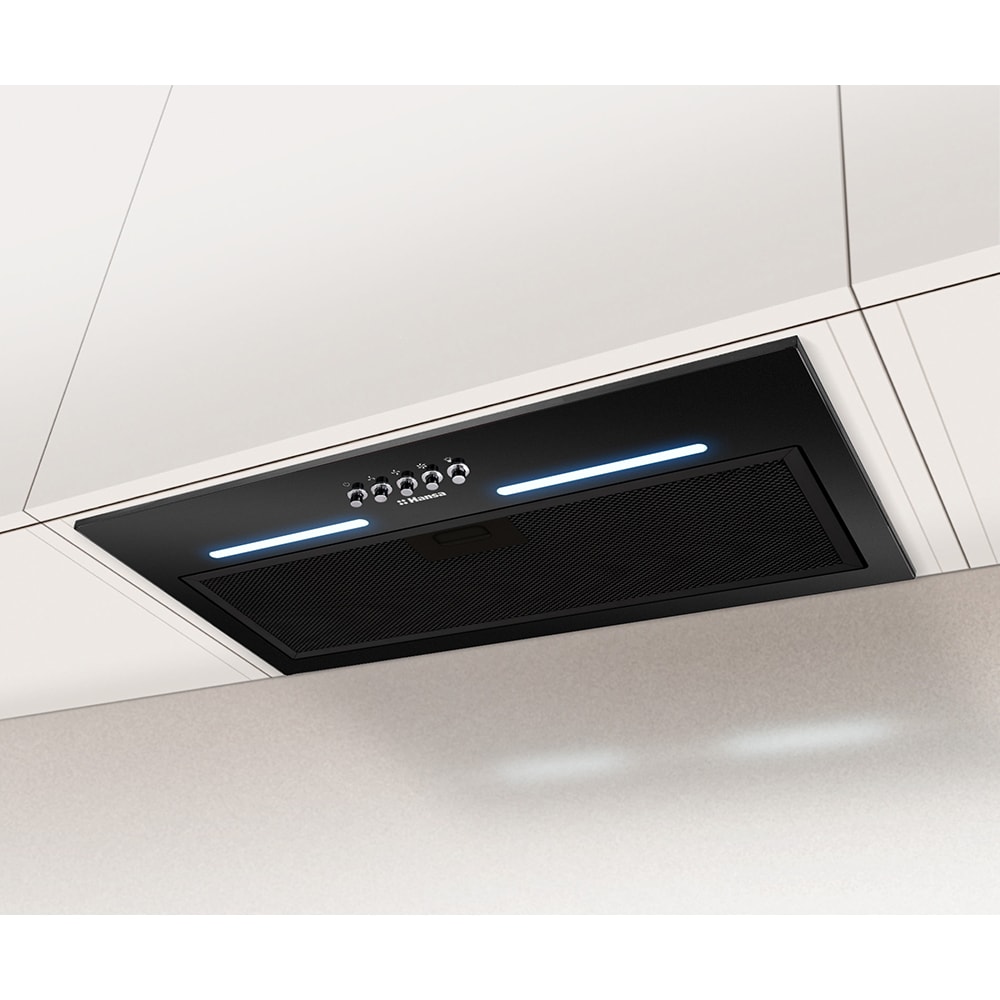 Hota incorporabila HANSA OMP6251BGH, 1 motor, 389 m3/h, L 55 cm, negru