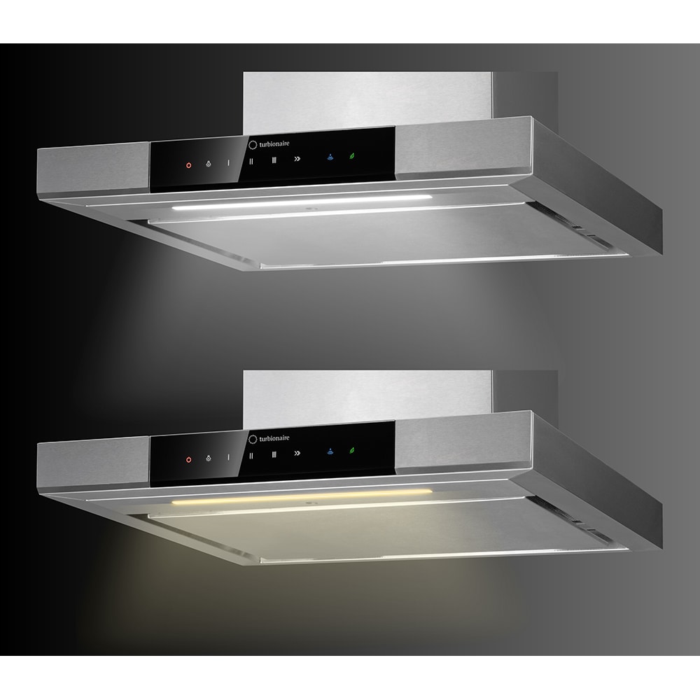 Hota decorativa TURBIONAIRE Elva 60 Wall TEV60WS, 1 motor, 800 m3/h, L 60 cm, inox