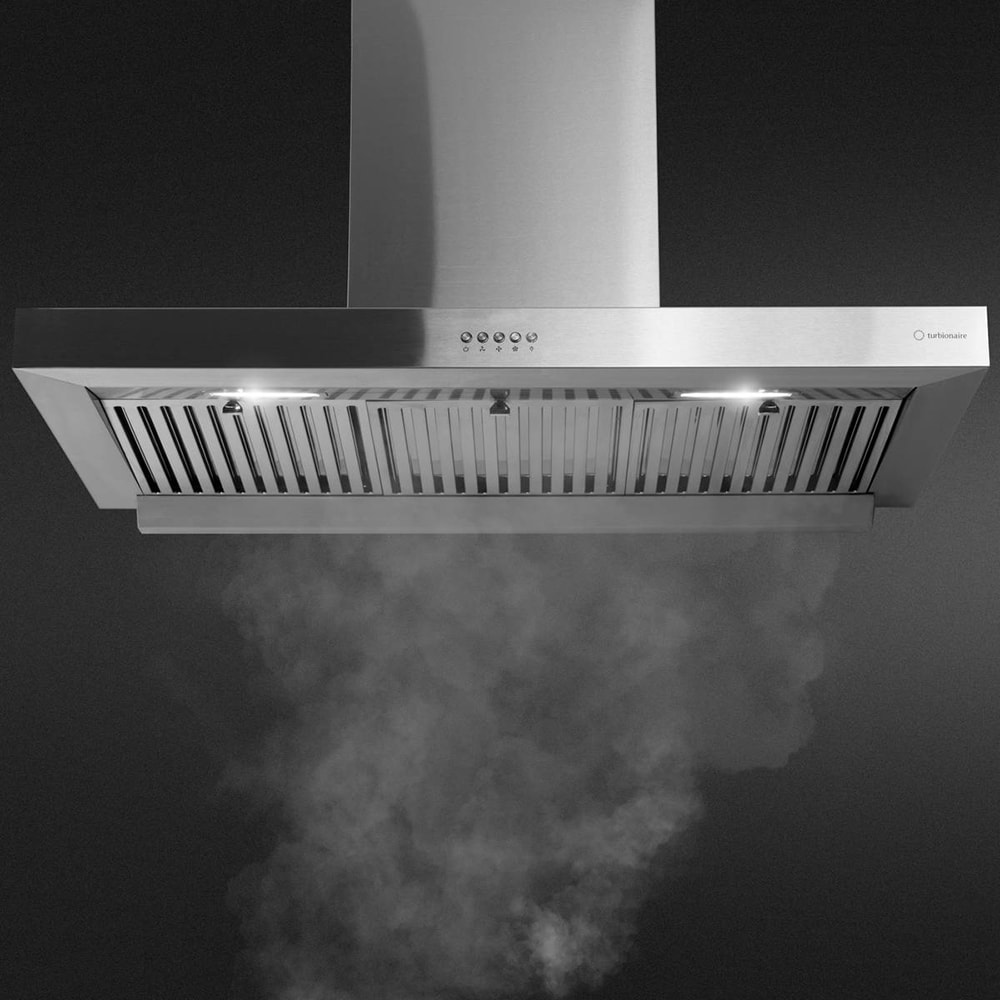 Hota decorativa TURBIONAIRE Chef THC90WPS, 1 motor, 800 m3/h, L 90 cm, inox