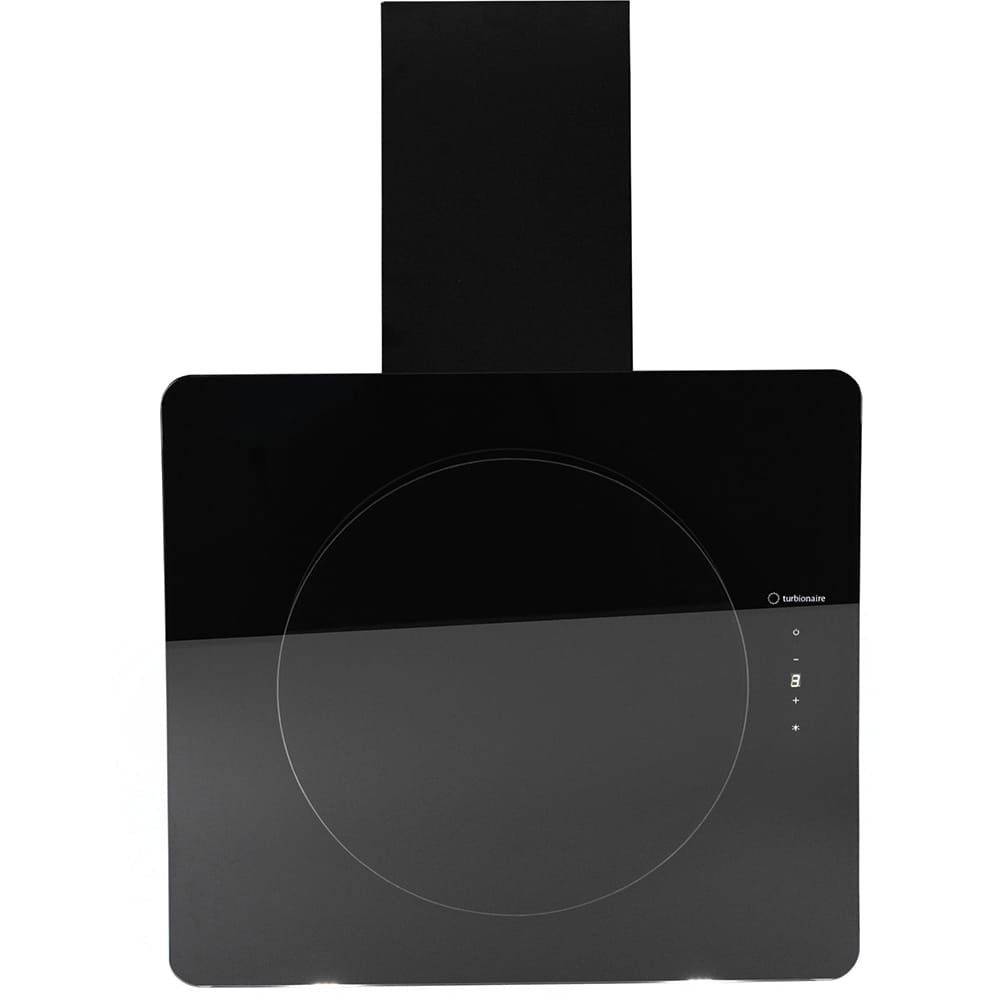 Hota decorativa TURBIONAIRE Lisa 60 B TIS60WB, 1 motor, 653 m3/h, L 60 cm, negru