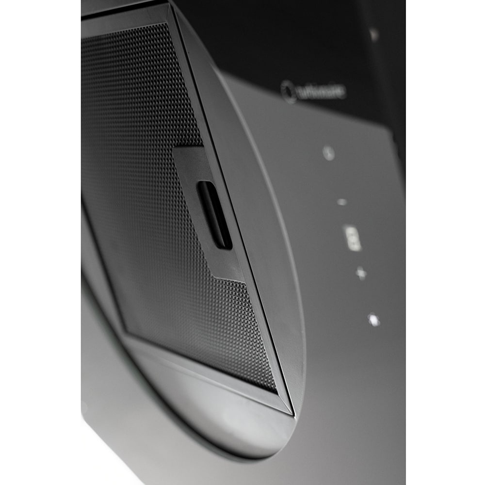 Hota decorativa TURBIONAIRE Lisa 60 B TIS60WB, 1 motor, 653 m3/h, L 60 cm, negru