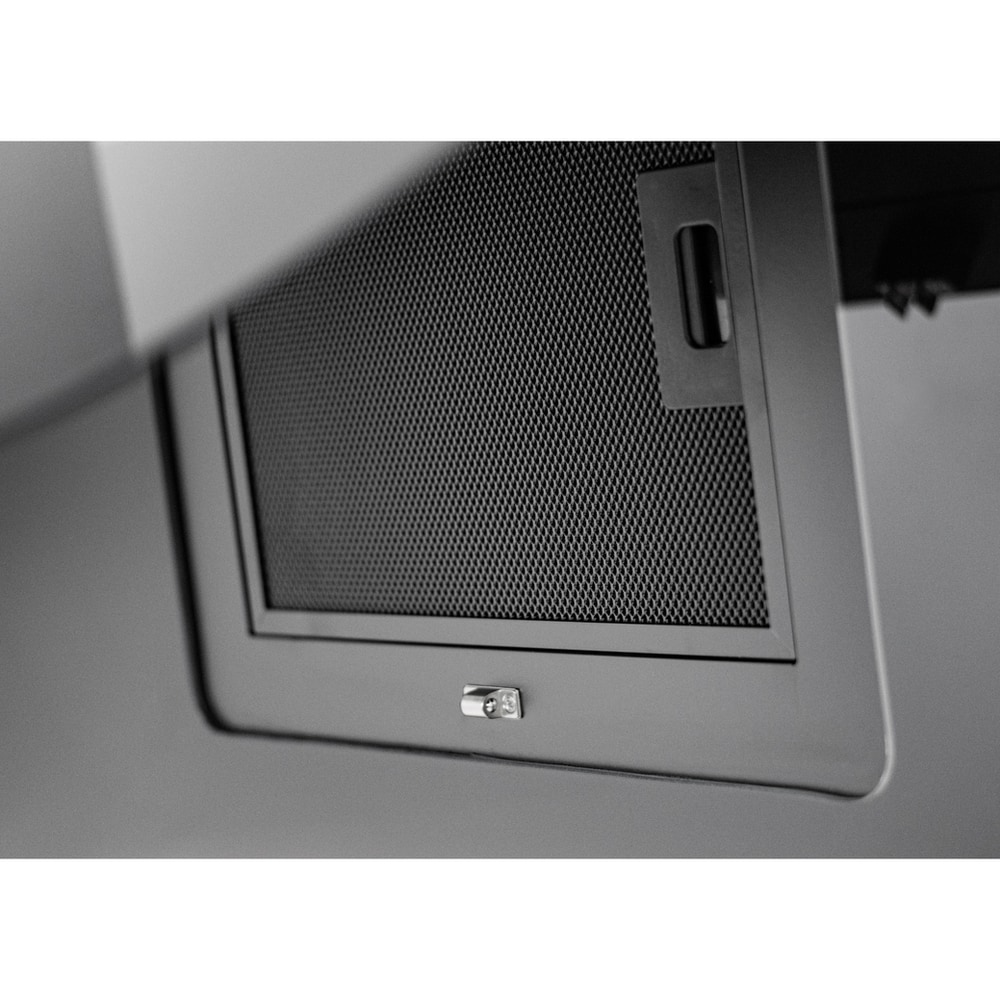 Hota decorativa TURBIONAIRE Lisa TIS85WB, 1 motor, 800 m3/h, L 85 cm, negru