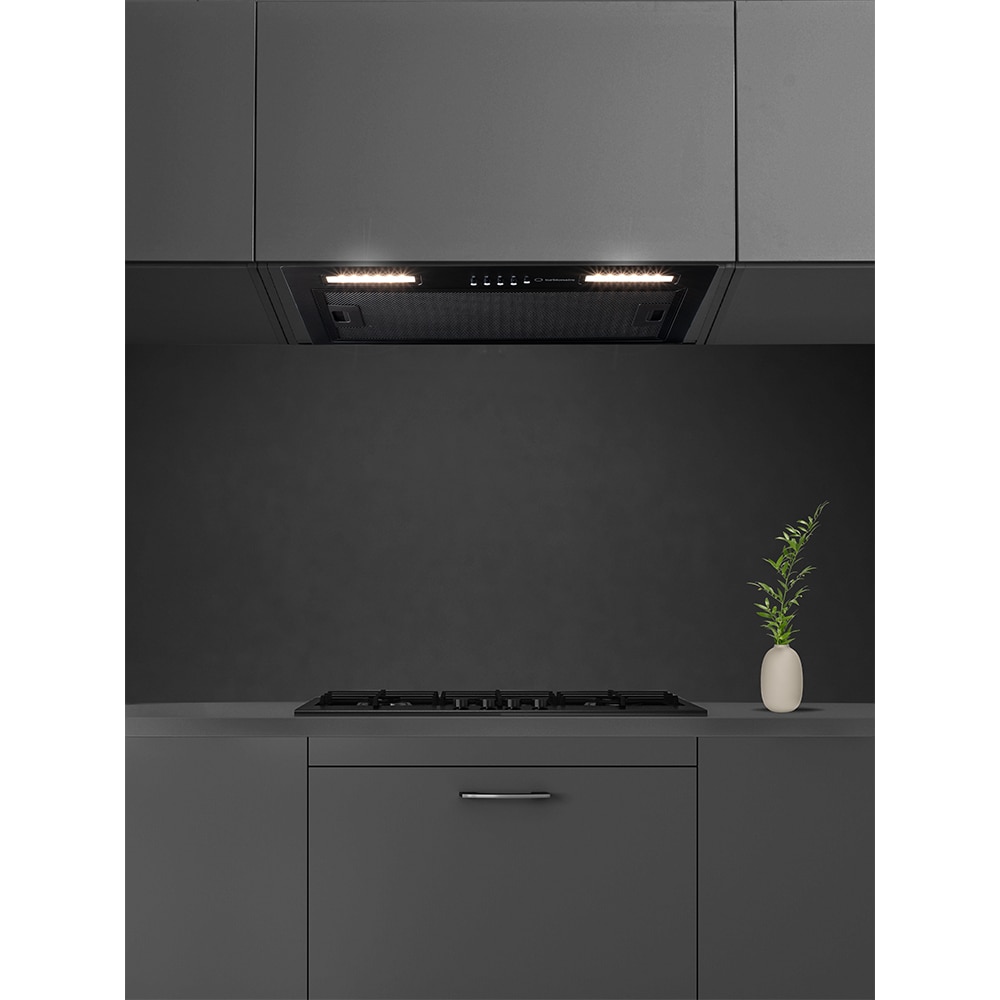 Hota incorporabila TURBIONAIRE Luna TLN50B, 1 motor, 434.2 m3/h, L 50 cm, negru