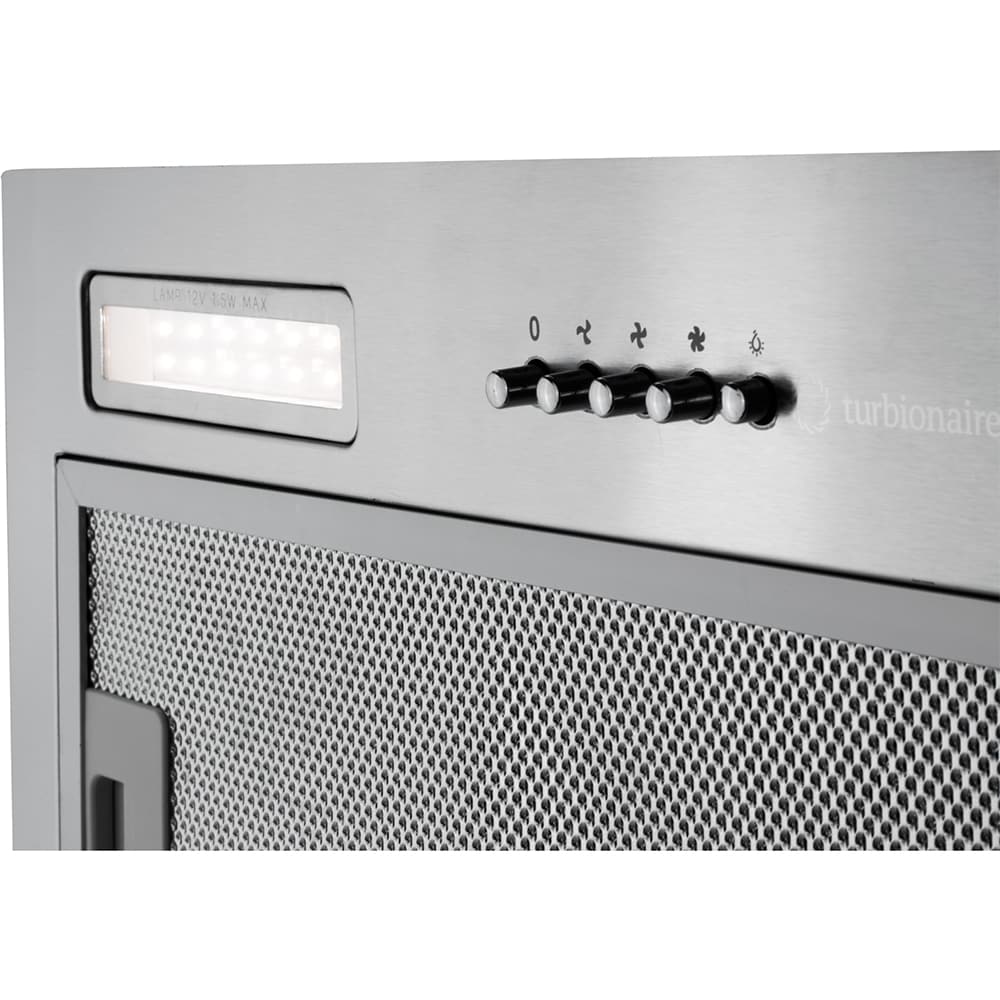 Hota incorporabila TURBIONAIRE Luna 50, 1 motor, 434 m3/h, L 50 cm, argintiu