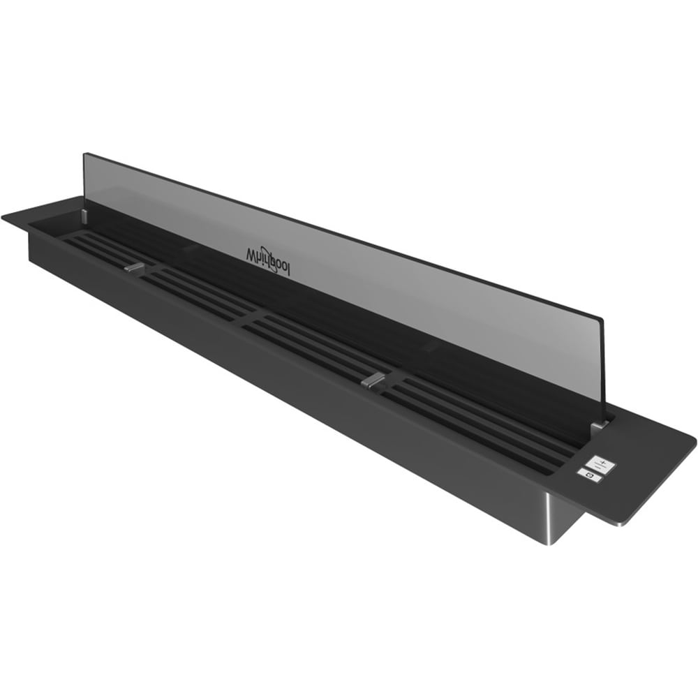Hota incorporabila WHIRLPOOL WDO 93F B K, 1 motor, 496 m3/h, L 86 cm, negru
