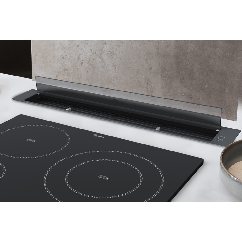 Hota incorporabila WHIRLPOOL WDO 93F B K, 1 motor, 496 m3/h, L 86 cm, negru