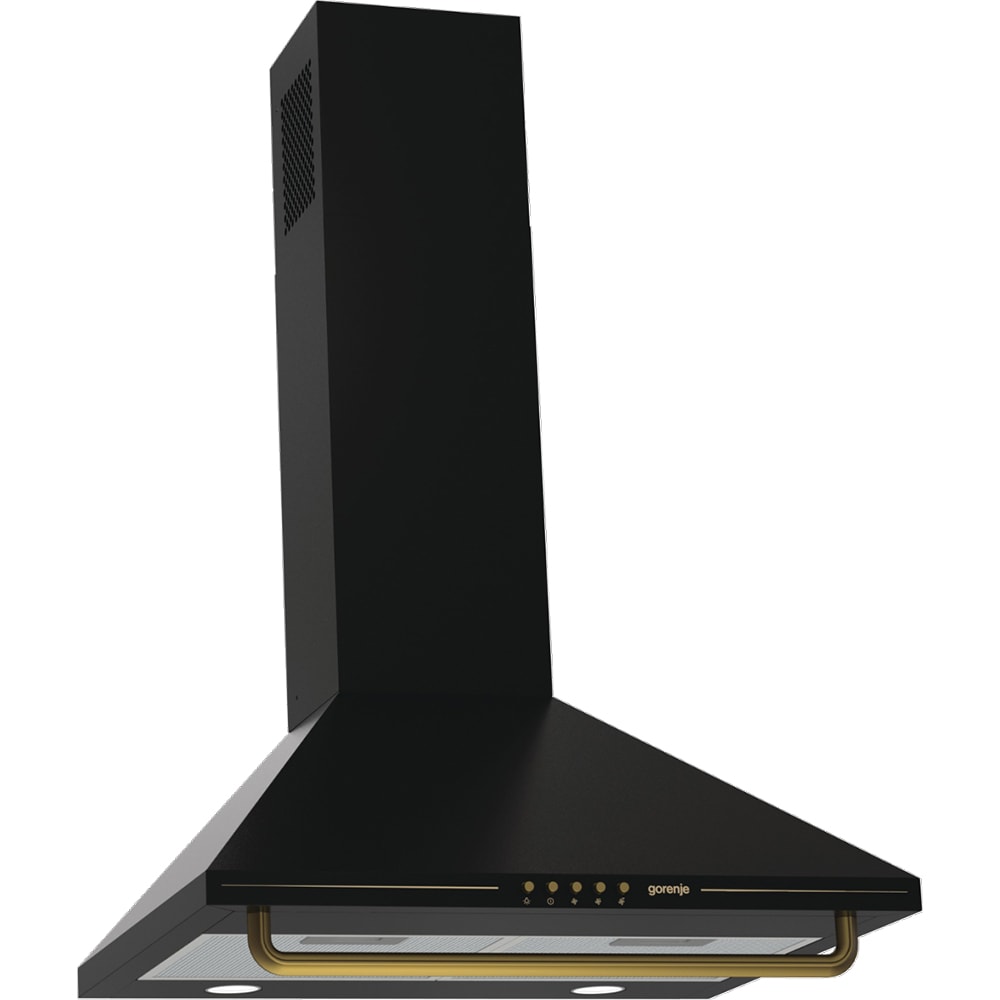 Hota decorativa GORENJE WHC63CLB, 1 motor, 650 m3/h, L 60 cm, negru