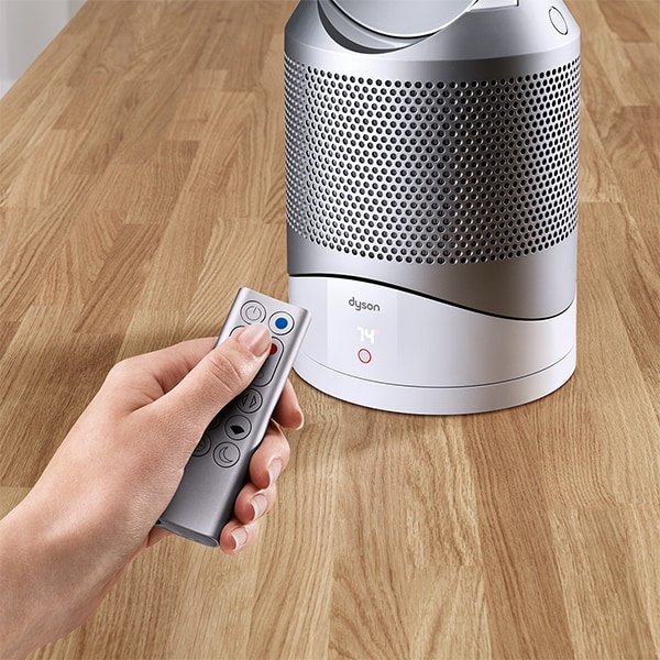 Purificator aer DYSON Pure Hot+Cool HP02, 10 trepte viteza, Wi-Fi, Hepa, Telecomanda, alb