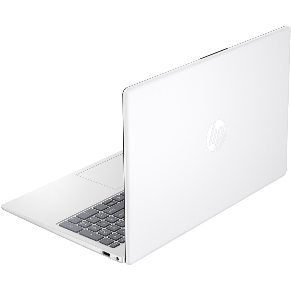 Laptop HP 15-fd0097nq, Intel Core i3-1315U pana la 4.5GHz, 15.6" Full HD, 8GB, SSD 512GB, Intel UHD Graphics, Free DOS, alb-argintiu