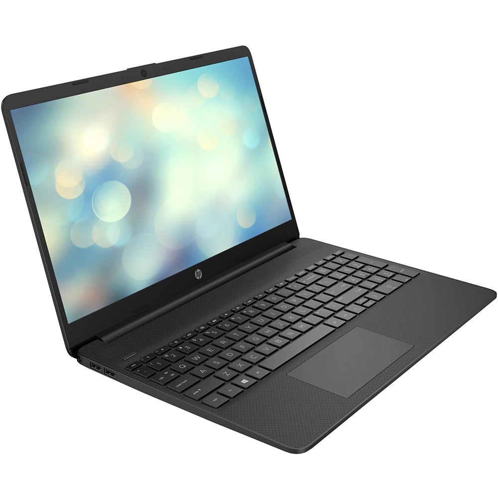 Laptop HP 15s-fq2015nq, Intel Core i5-1155G7 pana la 4.5GHz, 15.6" Full HD, 8GB, SSD 512GB, Intel Iris Xe Graphics, Free DOS, negru