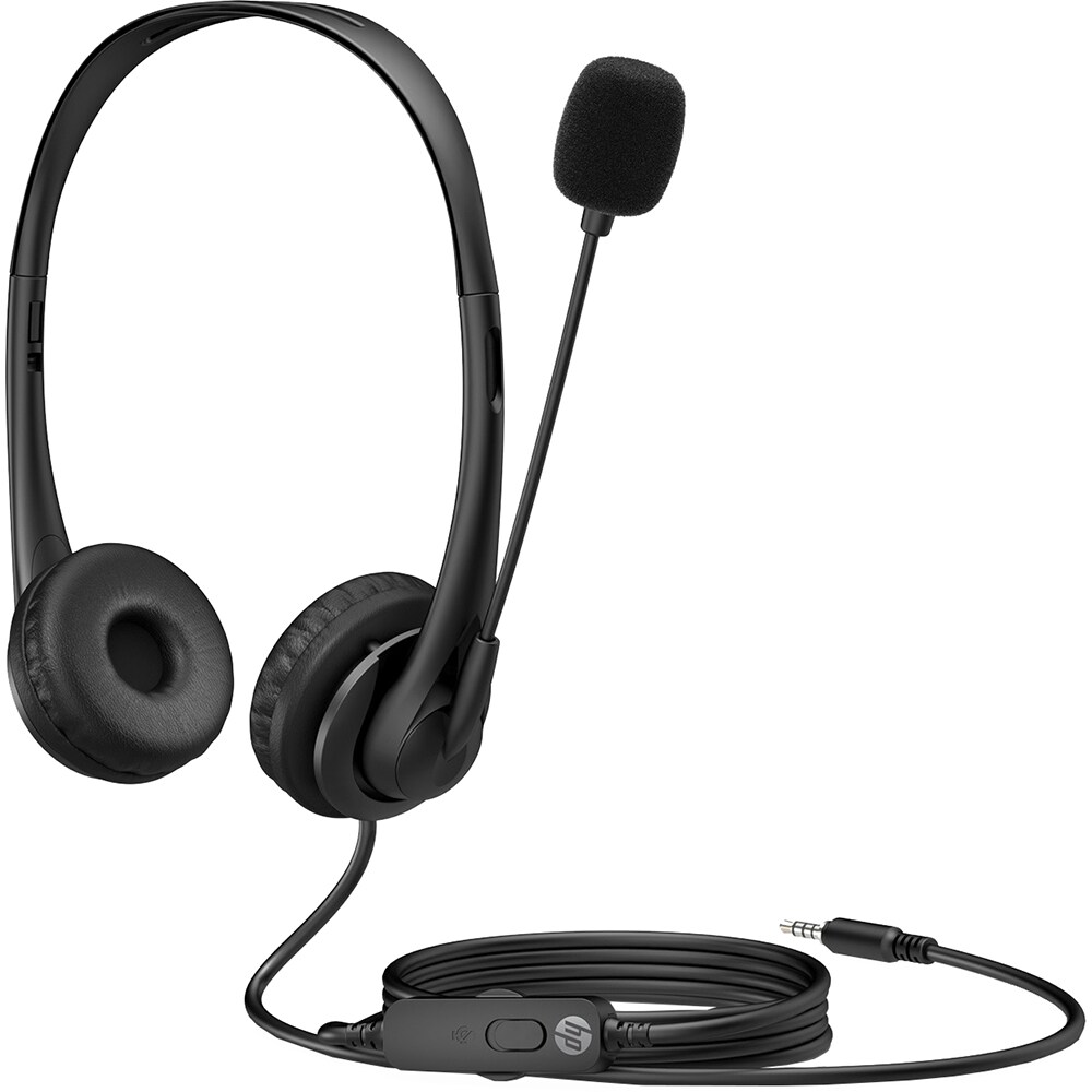 Casti PC HP G2 428H6AA, 3.5mm, negru