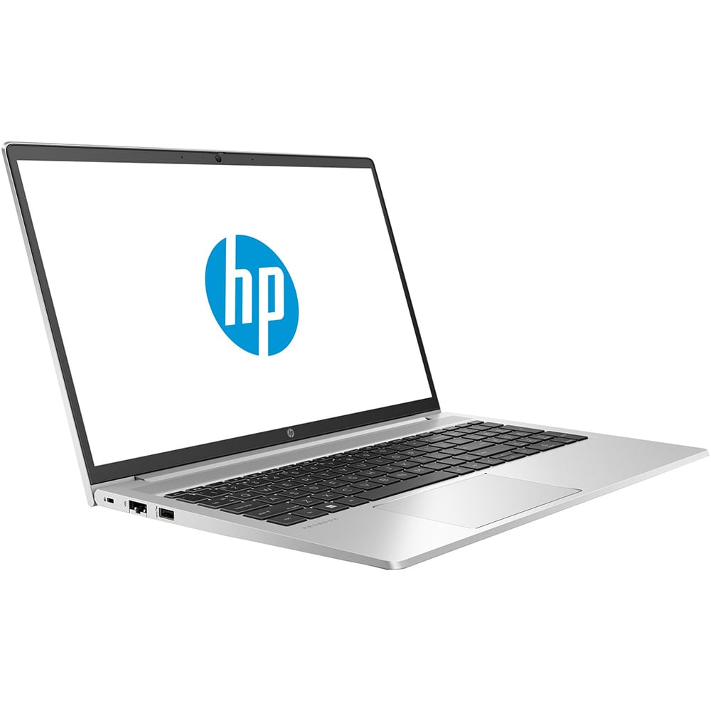 Laptop HP 450 G9, Intel Core i5-1235U pana la 4.4GHz, 15.6" Full HD, 8GB, SSD 512GB, Intel Iris Xe Graphics, Windows 11 Pro, argintiu