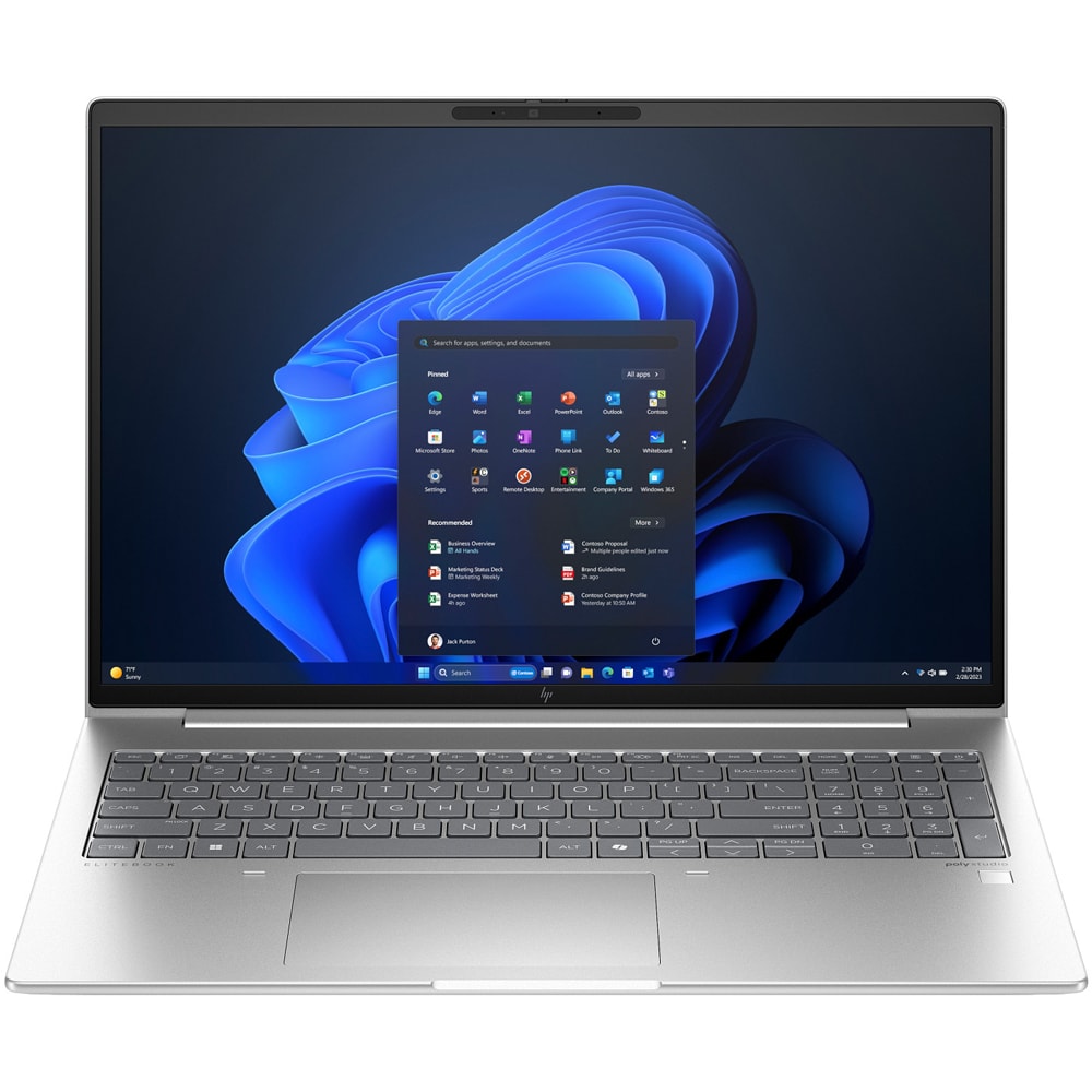 Laptop HP EliteBook 665 G11 , AMD Ryzen 5 7535U pana la 4.5Ghz, 16" WUXGA, 16GB, SSD 512GB, AMD Radeon 660M, Windows 11 Pro, argintiu