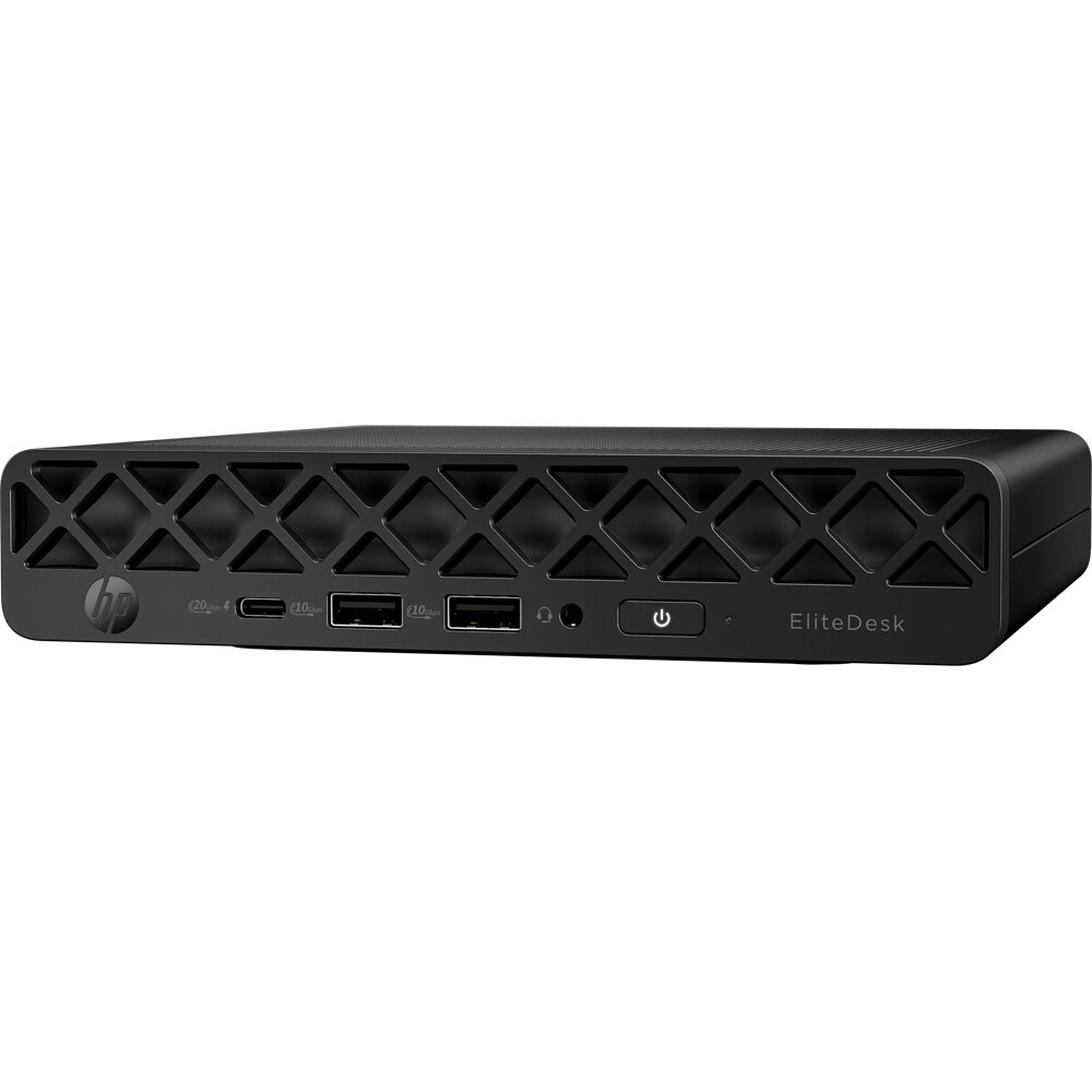 Sistem Desktop PC HP EliteDesk 8 Mini G1i, Intel Core Ultra 7 265T pana la 5.3GHz, 16GB, SSD 512GB, Intel Graphics, Windows 11 Pro