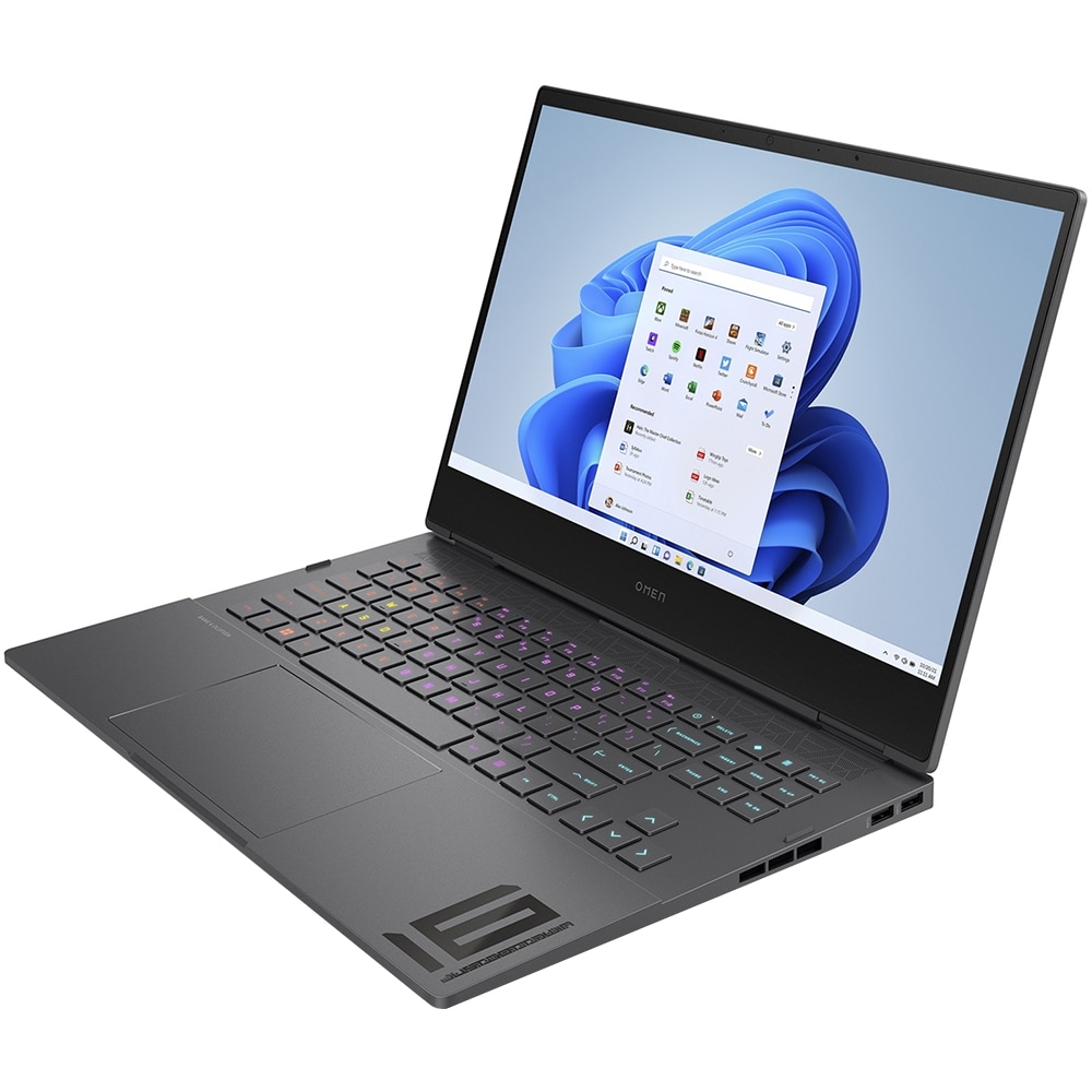 Laptop Gaming HP Omen 16-n0002nq, AMD Ryzen 9 6900HX pana la 4.9GHz, 16.1" Full HD, 16GB, SSD 1TB, NVIDIA GeForce RTX 3070 Ti 8GB, Windows 11 Home, negru