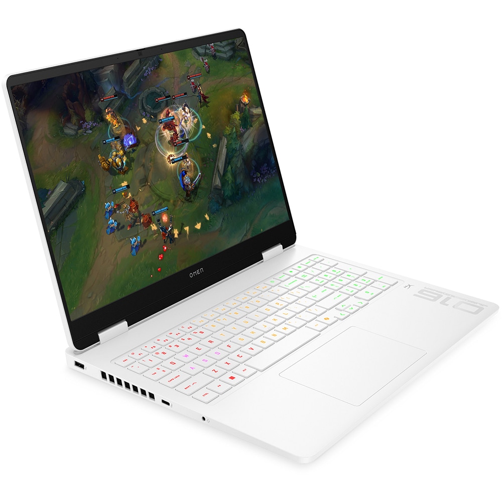 Laptop Gaming HP Omen 16-am0130nn, Intel Core i7-14650HX pana la 5.2GHz, 16" 2K, 24GB, 1TB, NVIDIA GeForce RTX 5070 8GB, Free DOS, alb