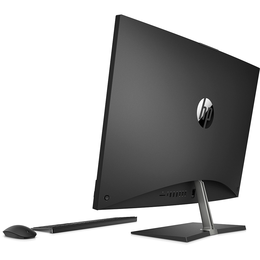 Sistem PC All in One HP Pavilion 32-b0008nq, Intel Core i5-12400T pana la 4.2GHz, 31.5" QHD, 8GB, SSD 512GB, Intel UHD Graphics 730, Free DOS, negru