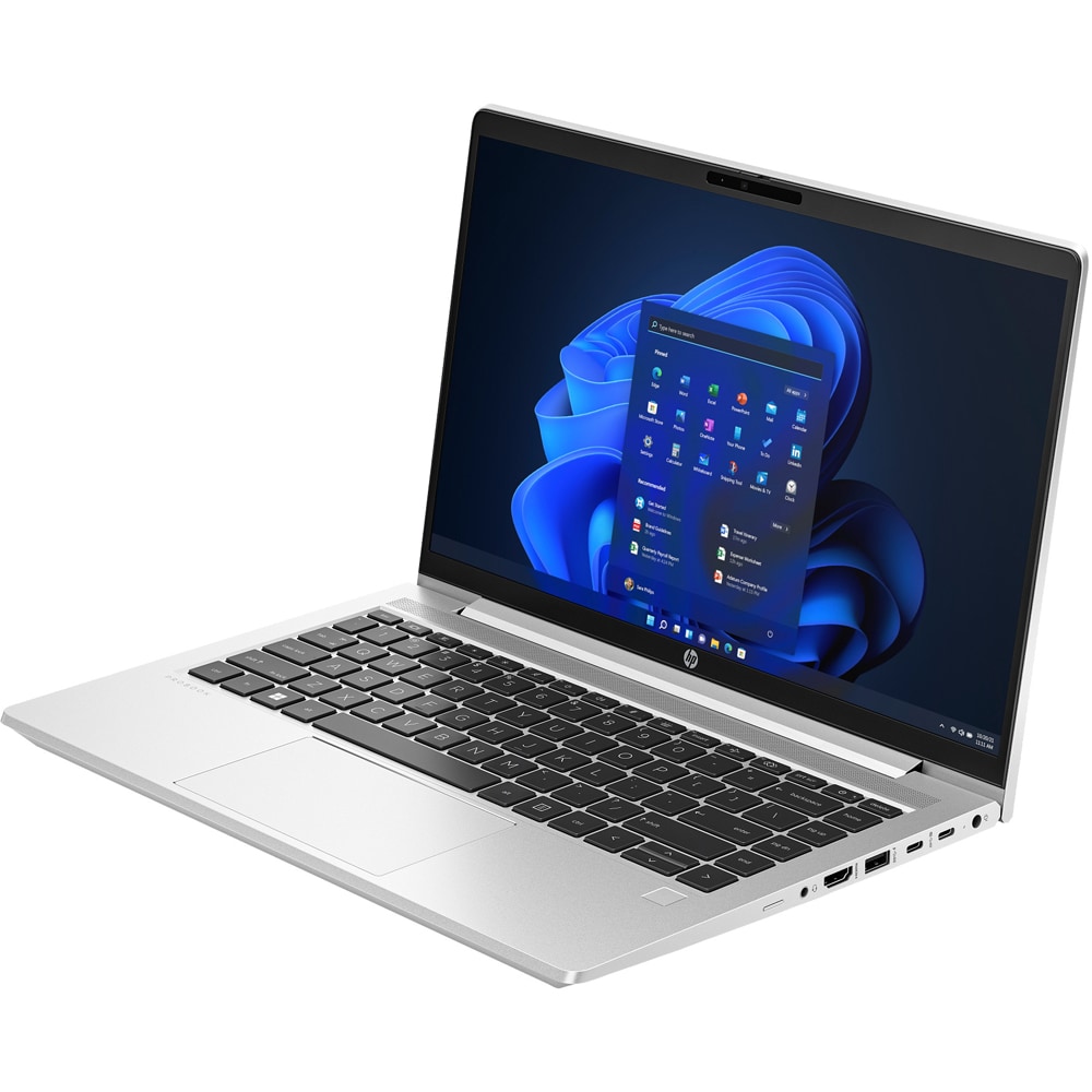 Laptop HP ProBook 440 G10, Intel Core i7 1355U pana la 5Ghz, 14" Full HD, 16GB, SSD 512GB, Intel UHD Graphics, Windows 11 Pro, argintiu