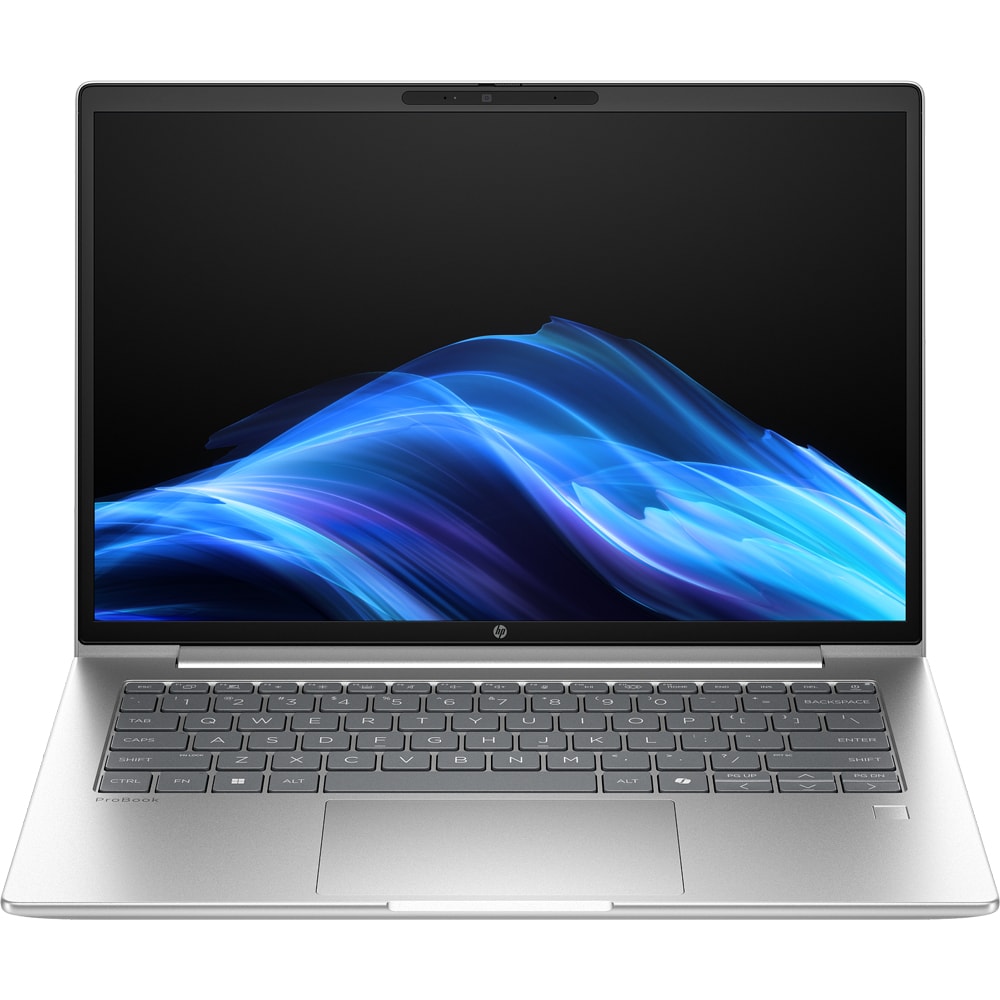 Laptop HP ProBook 4 G1a , AMD Ryzen 7 250 pana la 5.1Ghz, 14" WUXGA, 24GB, SSD 1TB, AMD Radeon 780M, Windows 11 Pro, argintiu